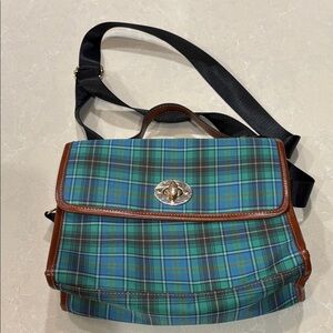 Love the World plaid bag